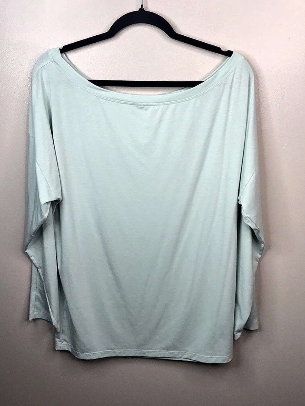 Athleta Move With Ease Off The Shoulder Top Green Sz XL